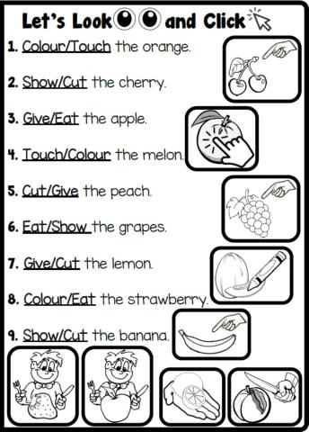 2.9.Fruits - Let's Look and Click