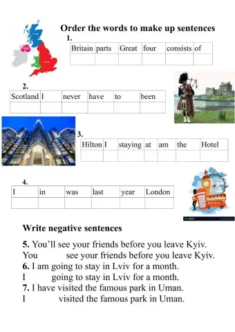 Alla Nesvit 8 Unit 5 grammar test