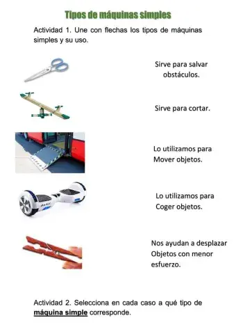 Tipos de máquinas simples
