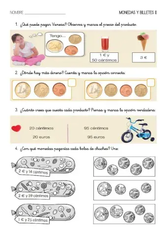 Monedas y billetes II