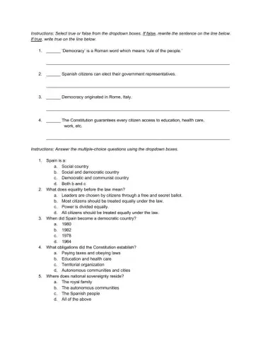Social Science 6th Grade ESL