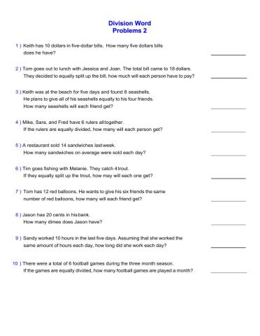 MA2-Monday (Division Word Problems 2)