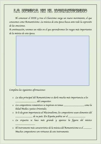 La música en el Romanticismo