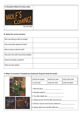 Reading and Listening: Wolf's Coming