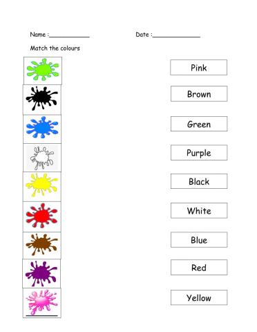 Colours inEnglish