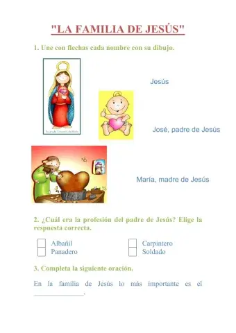 La familia de Jesús