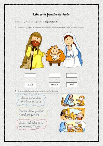 Esta es la familia de Jesús 1º