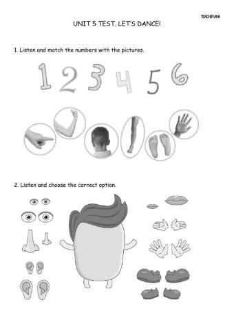 UNIT 5 TEST. LET'S DANCE!