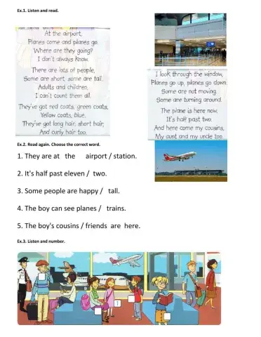 At the airport.FF2.Unit 11. (pg.84-85).