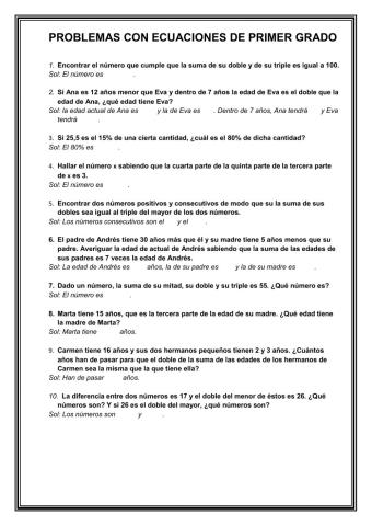 AMP-Problemas de ecuaciones de 1er grado.