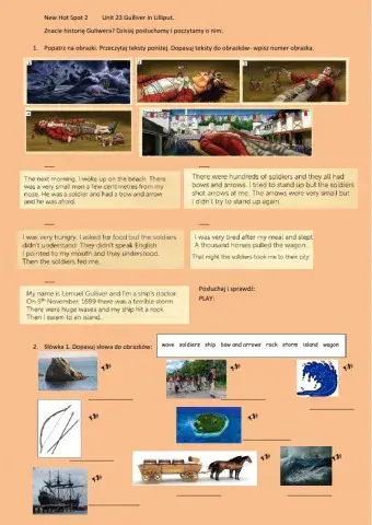 New Hot Spot 2 Unit 23 Gulliver in Lilliput.