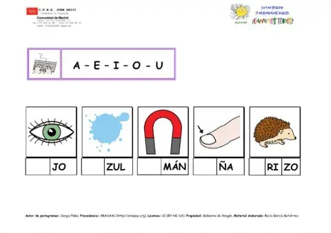 Lectoescritura -vocales-