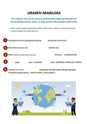 Uraren erabilera
