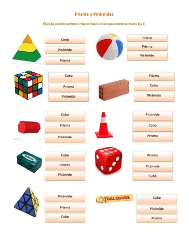 Prismas y pirámides