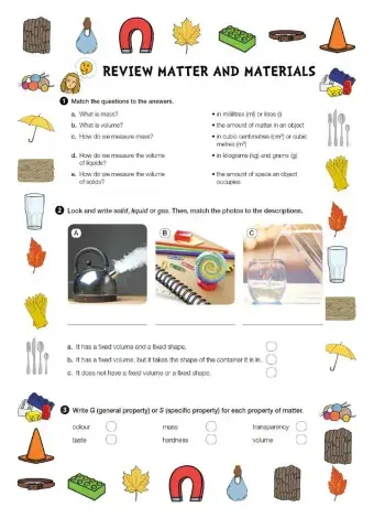 Review Matter and Materials