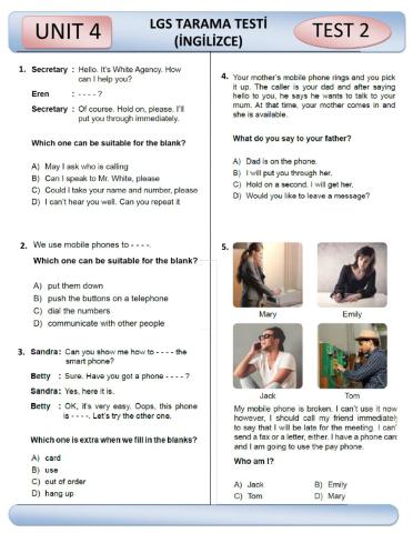 Lgs unit 4 test 2