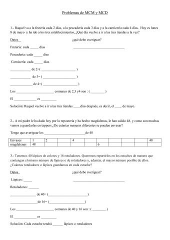 Problemas de divisibilidad