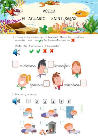 El Acuario. Saint-Saëns