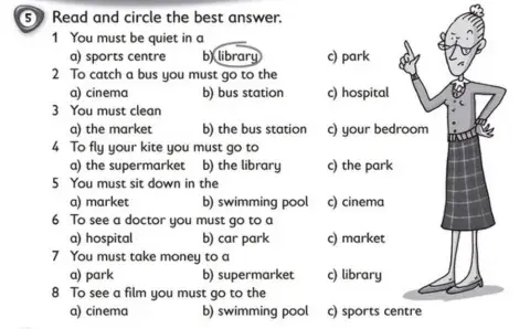 Must and city vocabulary