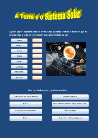 A terra e o sistema solar