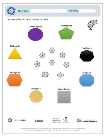 Número de lados de un polígono 01