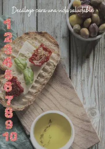 Decálogo para una vida saludable