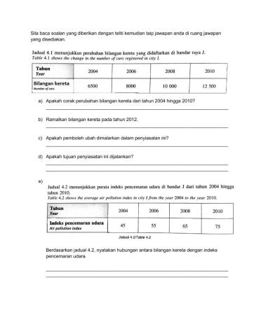 Bahan Buangan Fokus UPSR