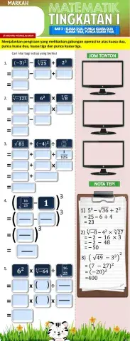 Gabungan Operasi Kuasa dan Punca Kuasa