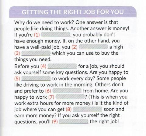 Choosing a profession