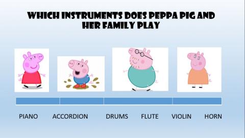 Peppa pig musical instruments