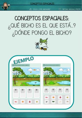LOCALIZA EL BICHO - PON EL BICHO (con audio)