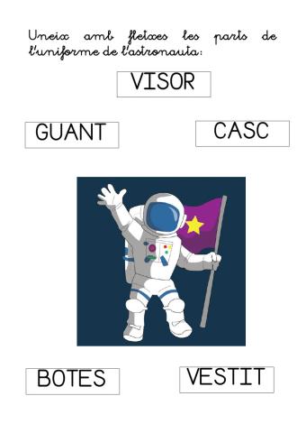 Uniforme astronauta