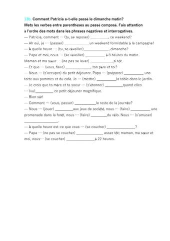 6 classe dossier 9 ex. 13 A page 131