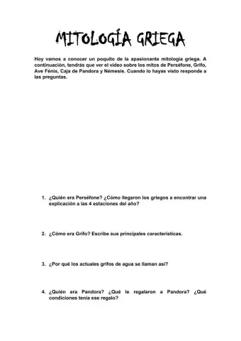 Mitología Griega