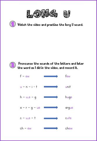 Long U sound
