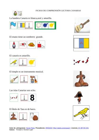 Comprensión lectora Canarias