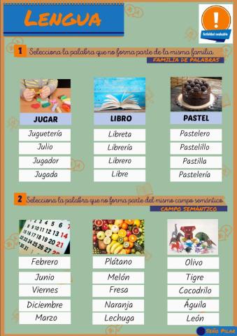 Actividad evaluable lengua (11-15 mayo)