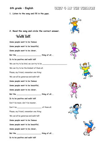 Comparative and superlative adjectives