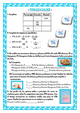 Porcentajes
