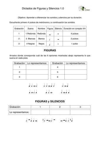 Dictados de Figuras y Silencios 1.0