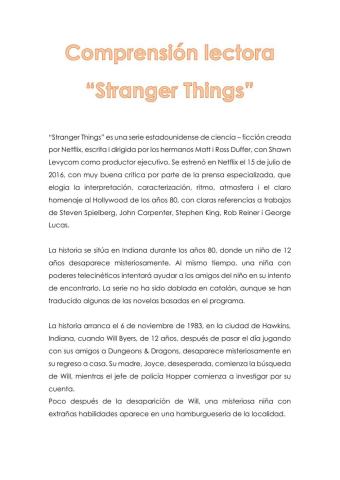 CL Stranger things