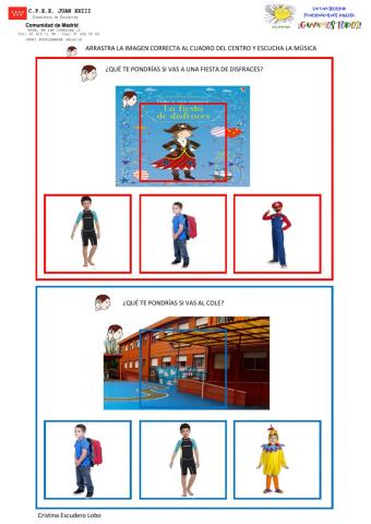 ¿qué ropa te pondrías?