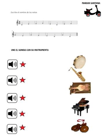 Notas, reconocimiento de audios