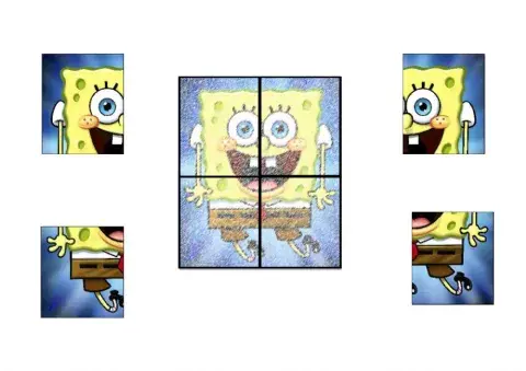 Puzzle dibujos animados