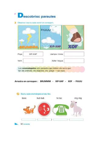 Verbs i onomatopeies