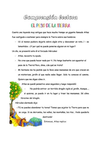 El peso de la Tierra