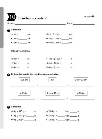 Prueba de unidades de medida