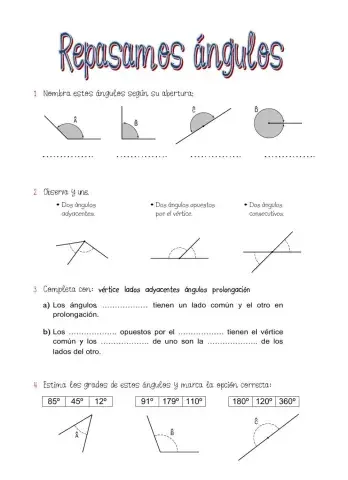 Repaso ángulos