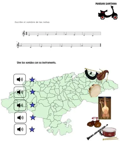 Notas y reconocimiento auditivo