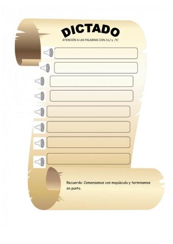 Dictado ll-y